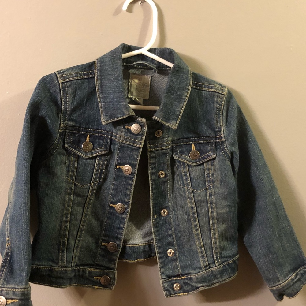 Perfect Fall Denim Jacket - baby girl 2T